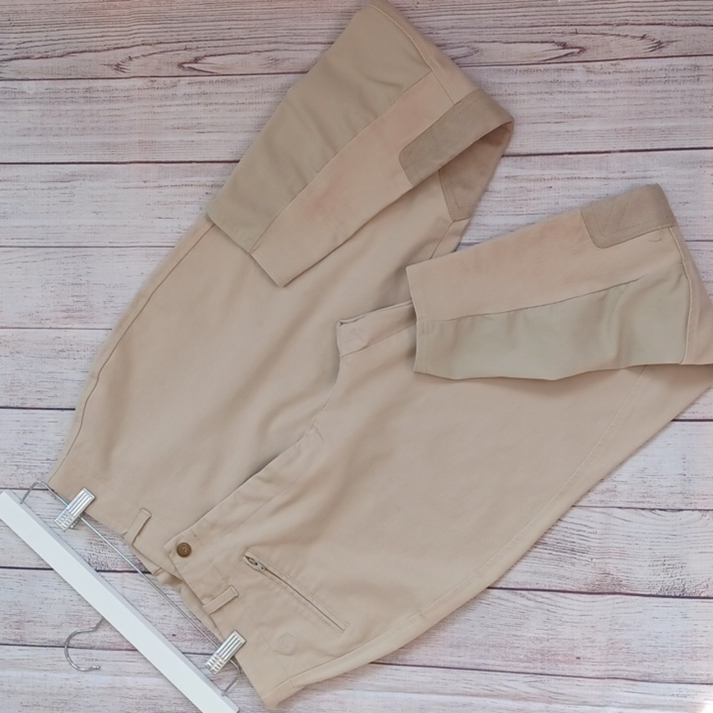 Ariat All Around breeches. Woman's 34L. Beige.